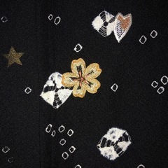 『極上 逸品』黒地 訪問着の画像