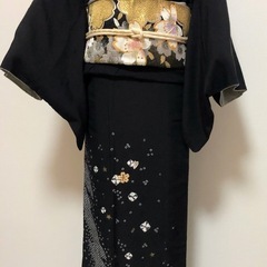 『極上 逸品』黒地 訪問着の画像
