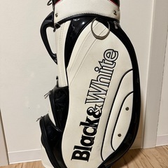 Black&White キャディバッグ ゴルフバッグの画像