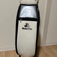 Black&White キャディバッグ ゴルフバッグの画像
