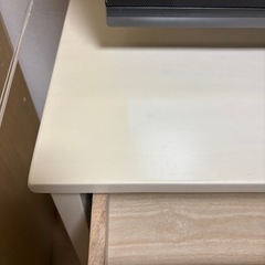 【無料】北欧風テレビ台　白　木製の画像