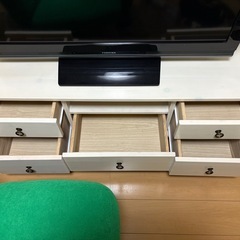 【無料】北欧風テレビ台　白　木製の画像