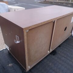 テレビ台 テレビボード 木目調 中古 訳あり 無料 数日後解体予定の画像