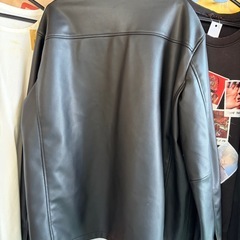 Zara革ジャン　メンズLサイズの画像