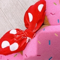 Disney！ミッキーミニークッションの画像