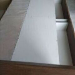 クリスマスセール！札幌市近郊にお住まいの方限定！送料無料！収納付きシングルベッドの画像