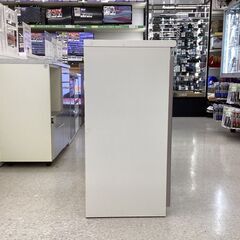 ニトリ キッチンカウンター 幅:約120㎝ シルバー×ホワイト アルミナ2の画像