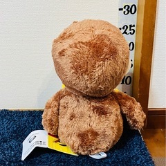 #未使用#ジョージ#George#おさるのジョージ#赤いほっぺ#Lぬいぐるみ#バナナ#クレーンゲーム#UFOキャッチャー#景品#大きい#ビッグ#ラウンド1#の画像