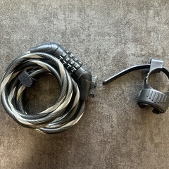 自転車　ダイヤルロックの画像