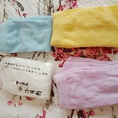 カラフル足袋ソックス　4足の画像