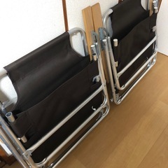 Hilander　リクライニング式ローチェア2脚の画像