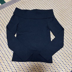 31 Sons de mode  バックリボンオフショルダーニット 36サイズ 色ブラックの画像