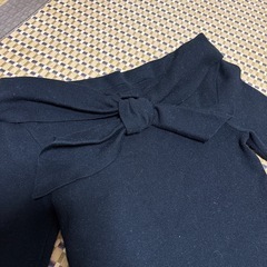 31 Sons de mode  バックリボンオフショルダーニット 36サイズ 色ブラックの画像