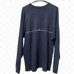 古着　USA ロンT 長袖　ネイビー　メンズ　レディース　トレーナーの画像