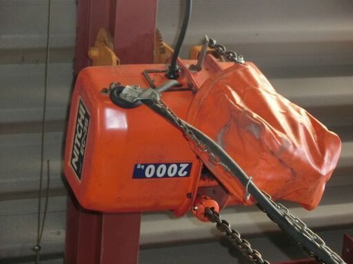 ＜ 実作業未使用～♪ ＞ ニッチ　電動チェーンブロック　EC-3S　2000kg　3m　三相200V
