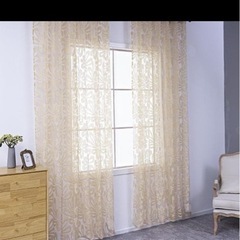 レースカーテン新品の画像