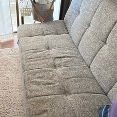 【受付中】★必見！★無料！★定価約4万円！★ニトリの人気商品★ソファベッド★機能性抜群★高評価★どのお部屋にも馴染む優しいグレー★の画像