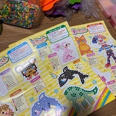 アイロンビーズ(パーラービーズ)いろいろセット　12/20までの画像
