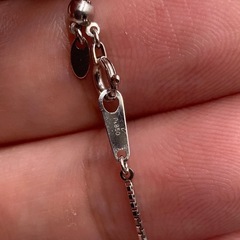 Pt900 クロス　ダイヤネックレス　1ct　4g 約45cm スライドアジャスターの画像