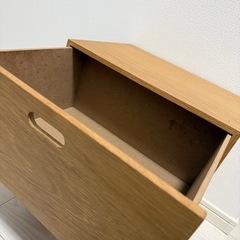 無印良品　　スタッキングチェスト　オーク材の画像