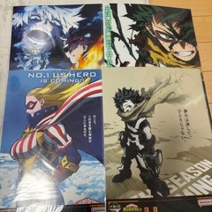 ヒロアカ 一番くじ クリアポスターの画像