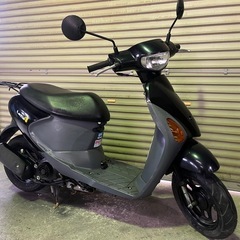 【New】実働 BT新品 スズキ CA45A レッツ4　4スト原付 インジェクション スクーター ブラックの画像