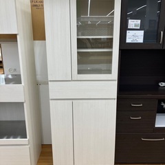 【トレファクマーケット久喜店】Franc franc　食器棚　幅65cm　パセ　キッチンキャビネットの画像