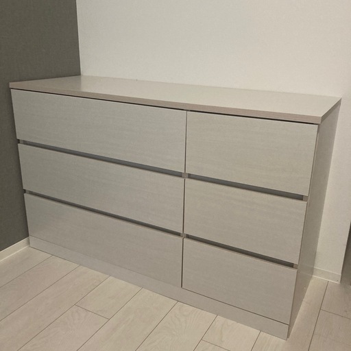 【中古】アイリスオーヤマ ローチェスト オフホワイト アイリスオーヤマチェスト 3段 ウッドチェスト ロータイプ WCH-1090L