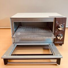 ドウシシャ ビッグオーブントースター PIERIA DOT-1402（ダークホワイト）2019年製の画像