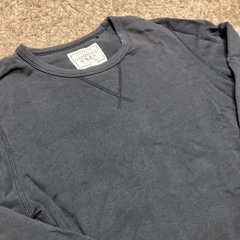 メンズ　ユニクロ　トレーナー　黒　Lサイズの画像