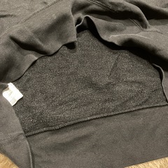 メンズ　ユニクロ　トレーナー　黒　Lサイズの画像