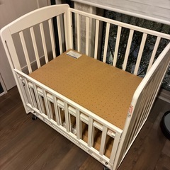 ミニベビーベット　カトージ 60×90　ホワイトの画像