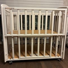 ミニベビーベット　カトージ 60×90　ホワイトの画像