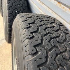 ジープ　ラングラー　チェロキー純正ホイールタイヤ付の画像