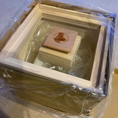 増田桐箱店　米櫃5キロ　箱付き新品の画像