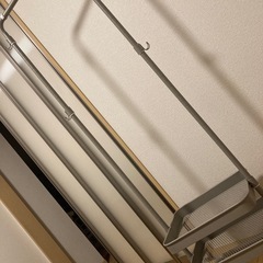 ハンガーラック　スリム　棚付きの画像