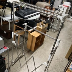 ロ2512-044 室内干しスタンド　伸縮可能　中古美品の画像