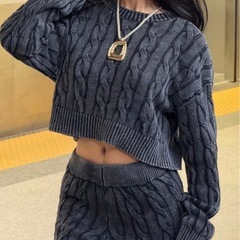 デニム風セットアップの画像