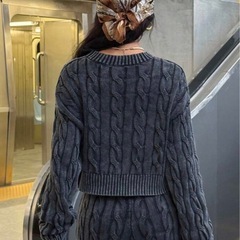 デニム風セットアップの画像