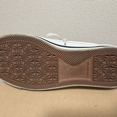 Converse（コンバース）ハイカットスニーカー／白／24.5cm使用感あり/価格交渉OKの画像