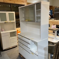 配達可【食器棚】【キッチンカウンター】クリーニング済み【管理番号】1202 橋の画像