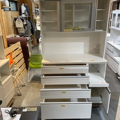 配達可【食器棚】【キッチンカウンター】クリーニング済み【管理番号】1202 橋の画像