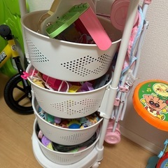回転式おもちゃ収納の画像