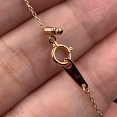 エステール　K18 クロスダイヤ　ネックレス　3.4g 1ct UPの画像