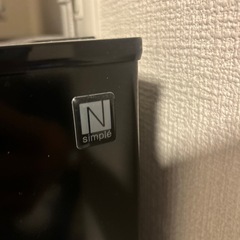 黒　冷蔵庫(2年使用)不備なしの画像