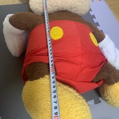 【ミッキー】ぬいぐるみ　ビッグサイズ　おまけつきの画像