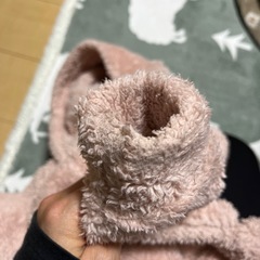 100㌢　ピンクうさぎ　もこもこ　アウターの画像