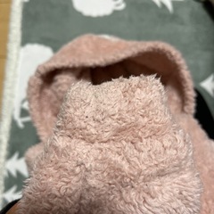 100㌢　ピンクうさぎ　もこもこ　アウターの画像