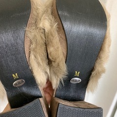 ファーサンダルの画像