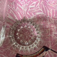 ジンビームカットグラス2個の画像